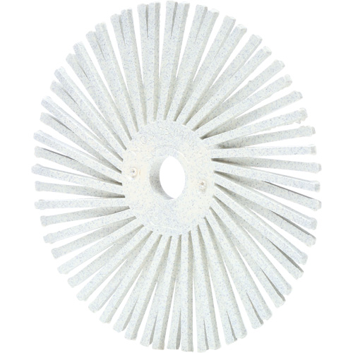 Scotch-Brite Radial Bristle Discs, 120 Grit, 3" Dia. Action Paper