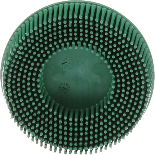 Scotch-Brite Roloc Bristle Discs, 50 Grit, 3" Dia. Action Paper
