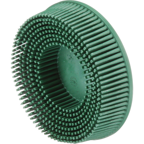Scotch-Brite Roloc Bristle Discs, 50 Grit, 3" Dia. Action Paper