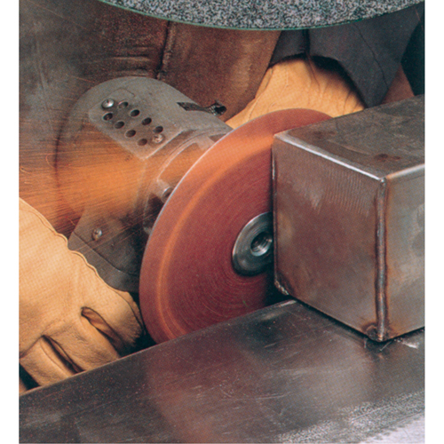 Disques en fibre 501C, Alumine de zirconium, 100, 5" Dia x 7/8" Arbre Action Paper