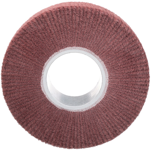 Scotch-Brite Finishing Flap Brush, Aluminum Oxide, Fine Grit, 8" x 2" x 3" Action Paper