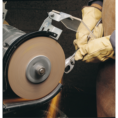 Scotch-Brite Cut & Polish Wheels, 6" Dia. x 1" W, 1" Arbor, Aluminum Oxide Action Paper