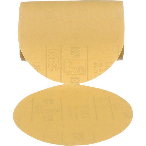 Disque dor&eacute; en rouleau Stikit, 6" dia., Grain P320, Oxyde d'aluminium Action Paper