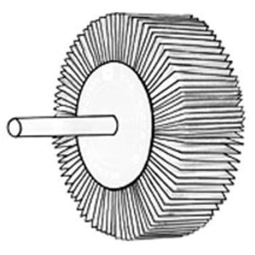 Meule &agrave; lamelles Micro-Mini Grind-O-Flex, Oxyde d'aluminium, Grain 120, 3/4" x 3/16" x 1/8" Action Paper
