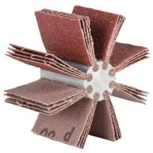 Outil de polissage d'al&eacute;sage &agrave; lamelles ordinaires B-810, Oxyde d'aluminium, Grain 60, 2-3/4" x 1-1/2" Action Paper