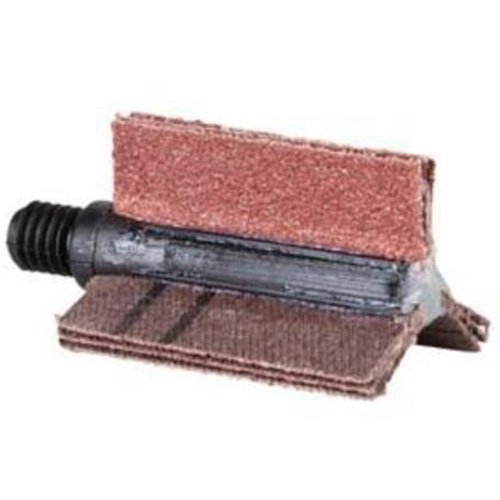 Plain Flap B-305 Bore Polisher, Aluminum Oxide, 120 Grit, 1-1/8" x 1-1/2" x Action Paper