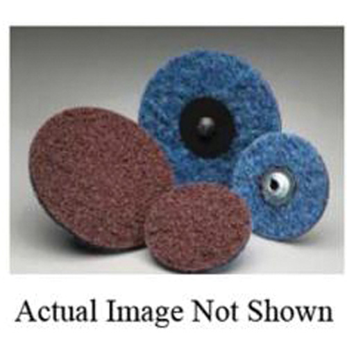 Disque verrouillable de pr&eacute;paration de surface, 5" dia., Grain Moyen, Oxyde d'aluminium Action Paper