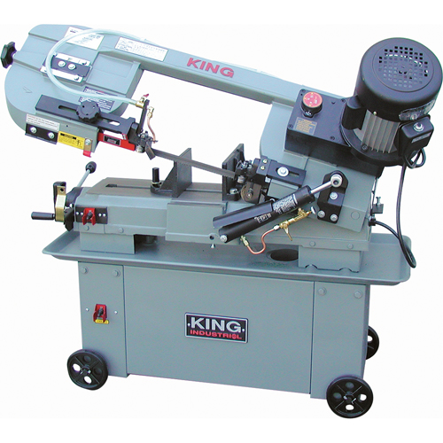 Metal Cutting Band Saws With Geardrive, Horizontal/Vertical, Round 7" and 7" x 12" Rectangular Cutting Capacity Action Paper