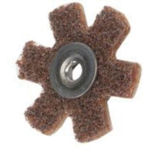 Abrasotex Surface Preparation Star, 1-1/2" Dia., Coarse Grit, Aluminum Oxide Action Paper