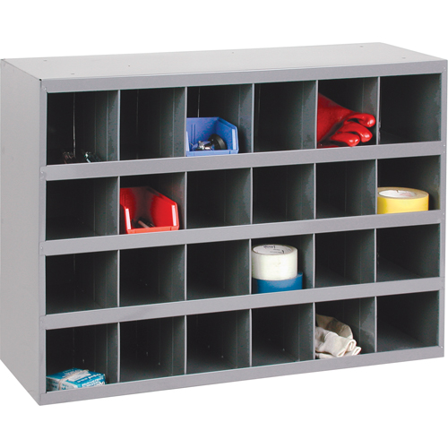 Armoires pour bacs de rangement en acier, 33-3/4" la x 12" p x 23-7/8" h, Gris Action Paper