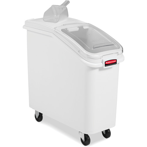 Mobile Ingredient Bins with Sliding Lid, 2.75 cu. ft. Capacity, 28" H x 13-13/100" W x 29-1/4" D Action Paper