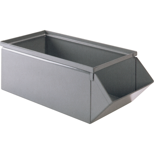 Steel Bin, 100 lbs. Cap., 15" W x 24" D x 11" H, Blue Action Paper