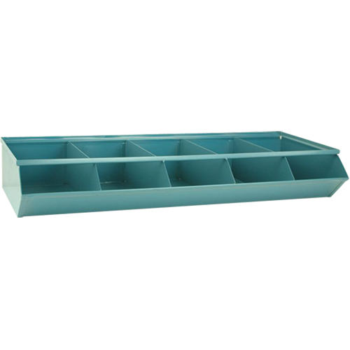 Sectional Bin Units, 100 lbs. Cap., 37" W x 15-1/2" D x 6" H, Blue Action Paper