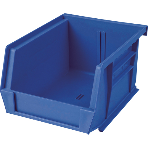 Bac en plastique, 8-1/4" la, 9" h x 18" p, Bleu Action Paper