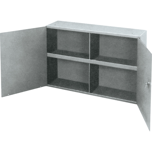 Armoires utilitaires, Acier, 2 Tablettes, 22-1/4" h x 33-3/4" la x 8-1/2" P, Gris Action Paper