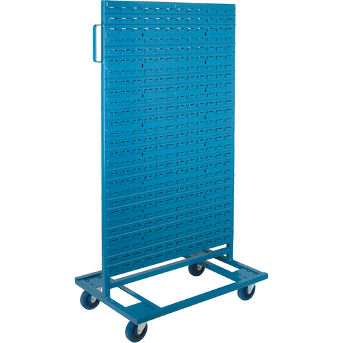 Mobile Bin Racks - Double Sided, 0 Bins, 36" W x 24" D x 67-1/2" H Action Paper