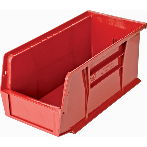 Ultra Stack & Hang Bin, 5-1/2" W x 5" H x 10-7/8" D, Red Action Paper