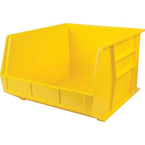 Ultra Stack & Hang Bin, 16-1/2" W x 11" H x 18" D, Yellow Action Paper