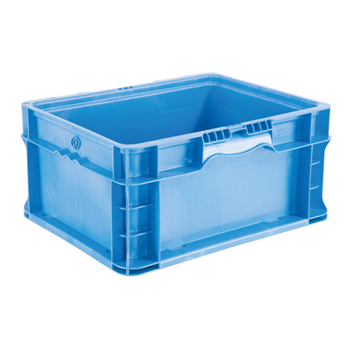 Syst&egrave;me de contenants d'exp&eacute;dition 4845 de StakPak Plus, 15" la x 12" p x 7,5" h, Bleu royal Action Paper