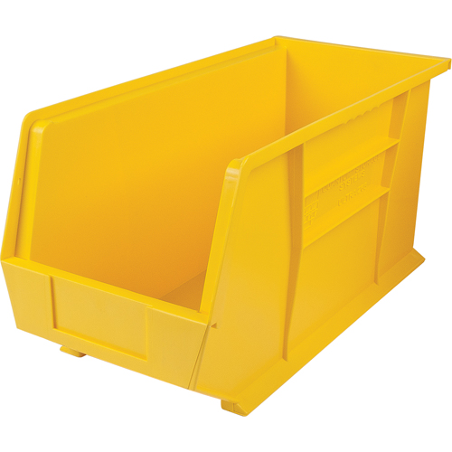 Ultra Stack & Hang Bin, 8-1/4" W x 9" H x 18" D, Yellow Action Paper