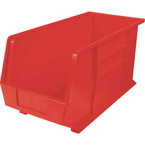 Ultra Stack & Hang Bin, 8-1/4" W x 9" H x 18" D, Red Action Paper