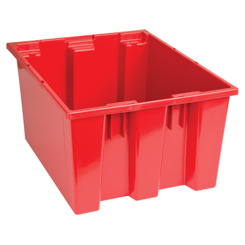 Stack & Nest Totes, 10" x 19.5" x 15.5", Red Action Paper
