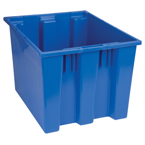 Contenants Stack & Nest, 13" x 19,5" x 15,5", Bleu Action Paper