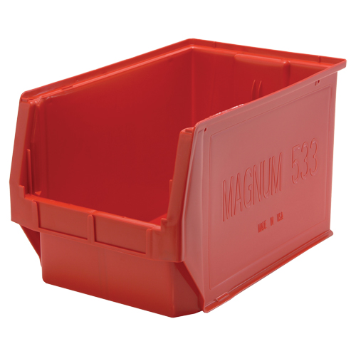 Giant Stacking Containers, 18.375" W x 19.75" D x 11.875" H, Blue Action Paper
