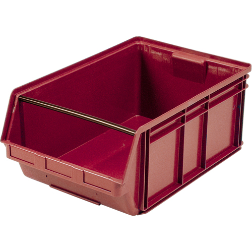 Contenants g&eacute;ants empilables, 18,375" la x 29" p x 11,875" h, Rouge Action Paper