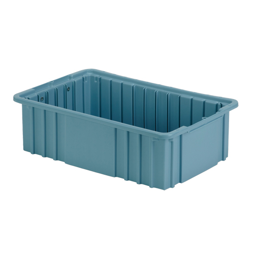 Contenant Divider Box, Poly&eacute;thyl&egrave;ne, 15,5" la x 9,9" p x 5" h, Bleu p&acirc;le Action Paper