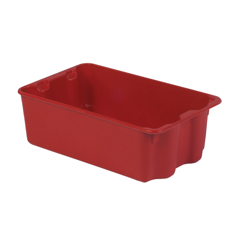 Contenants Stack-N-Nest Polylewton, 7,9" x 24" x 14,1", Rouge Action Paper