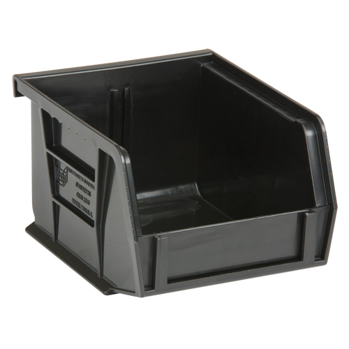 Ultra Stack & Hang Bin, 5-1/2" W x 5" H x 10-7/8" D, Black Action Paper