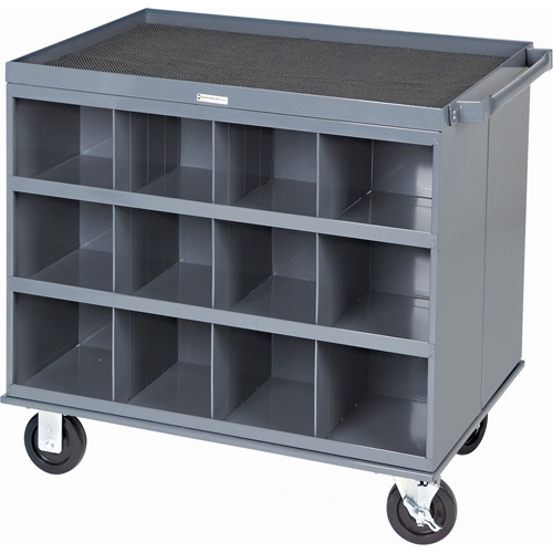 Heavy-Duty 2-Sided Mobile Carts/Work Stations, 1000 lbs. Capacity, 34" x W, 32" x H, 24" D, All-Welded Action Paper
