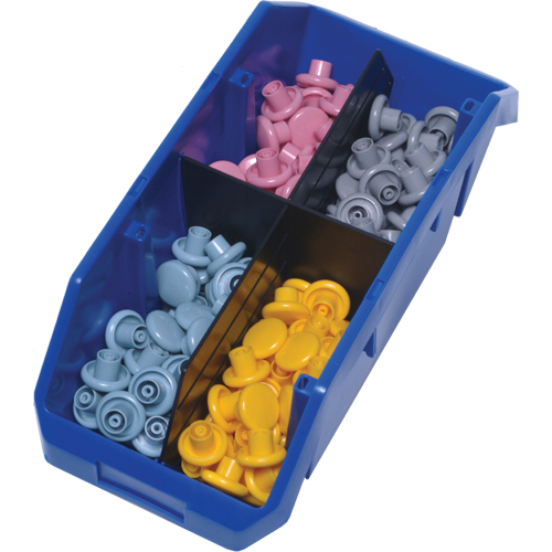 Quick Pick Bins, 5" x 6.625" x 12-1/2", Blue Action Paper