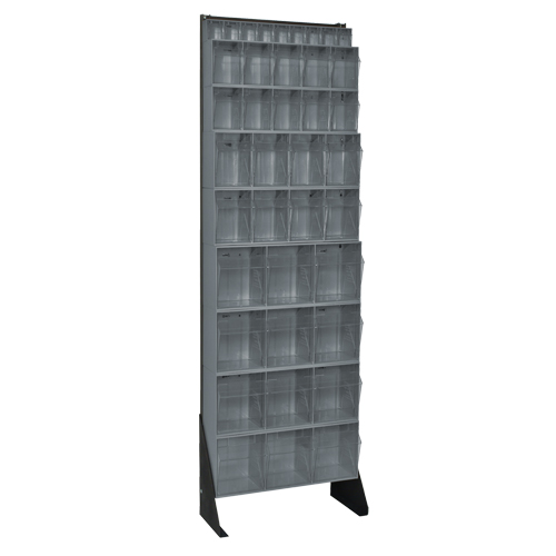 Tip-Out Bins Stand, 23-5/8" W x 8" D x 75" H, 36 Drawers Action Paper