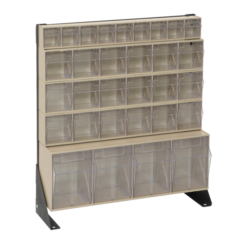 Support pour bacs basculants, 23-5/8" la x 8" p x 28" h, 31 tiroirs Action Paper