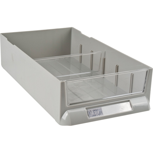 Tiroir de rechange pour armoires de pi&egrave;ces KPC-100, Plastique, 6-3/8" la x 11-3/10" p, 2-11/16" h, Gris Action Paper
