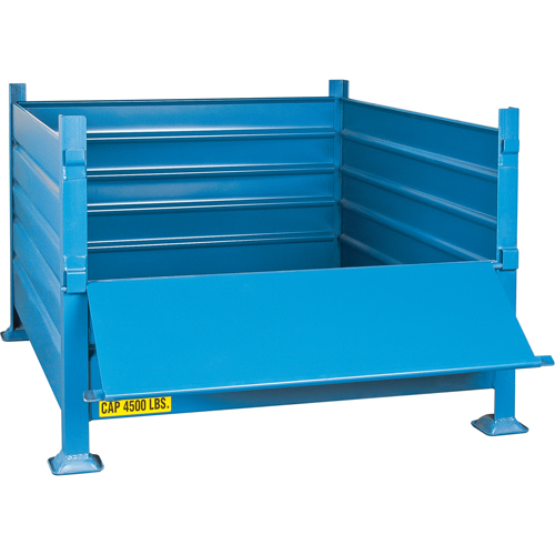 Contenants de vrac empilables, 30" ha x 40,5" la x 48,5" p, Capacit&eacute; de 4500 lb Action Paper