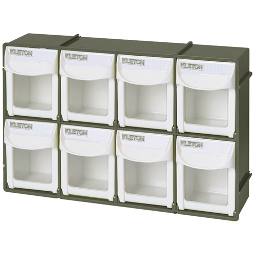 Heavy-Duty Tilt Bin, 11-3/4" W x 2-3/4" D x 7-7/8" H, 8 Drawers Action Paper