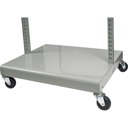 Mobile Tilt Bin Rack - Cart Only, Double-sided, 26-1/4" W x 22" D x 57-1/2" H Action Paper