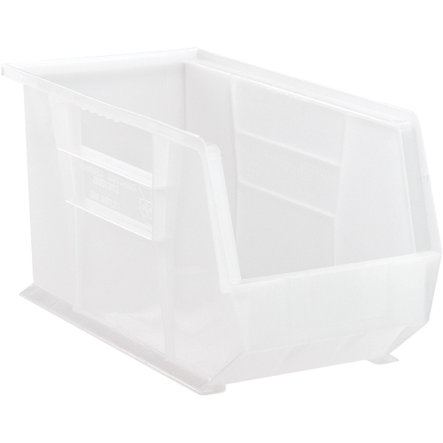 Clear-View Ultra Stack & Hang Bin, 8-1/4" W x 9" H x 18" D, Clear Action Paper