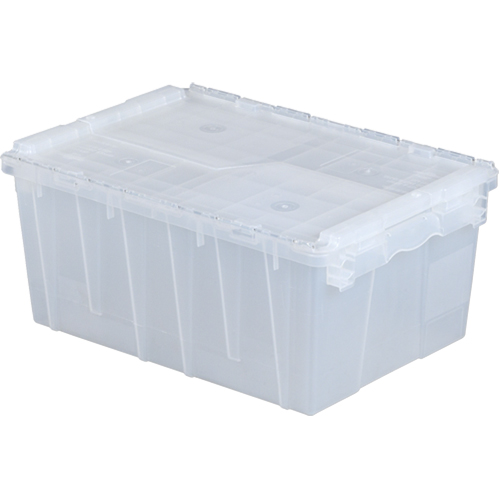 Contenants de distribution Flipak en plastique polypropyl&egrave;ne (PP), 21,8" x 15,2" x 9,3", Transparent Action Paper