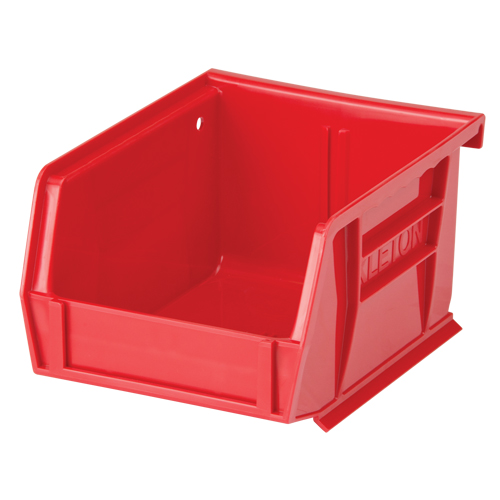 Stack & Hang Bin, 4-1/8" W x 3" H x 5-3/8" D, Red Action Paper