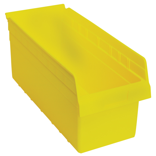 Bacs pour &eacute;tag&egrave;re Store-Max, 8-3/8" la x 8" H x 17-7/8" p, Jaune, Capacit&eacute; 56 lb Action Paper