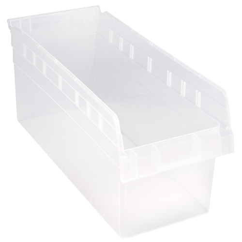 Bacs pour &eacute;tag&egrave;re Store-Max, 8-3/8" la x 8" H x 17-7/8" p, Transparent, Capacit&eacute; 56 lb Action Paper