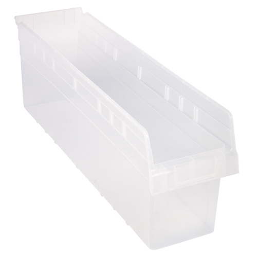 Bacs pour &eacute;tag&egrave;re Store-Max, 6-5/8" la x 8" H x 23-5/8" p, Transparent, Capacit&eacute; 68 lb Action Paper