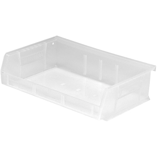 Ultra Stack & Hang Bin, 7-3/8" W x 3" H x 11" D, Clear Action Paper