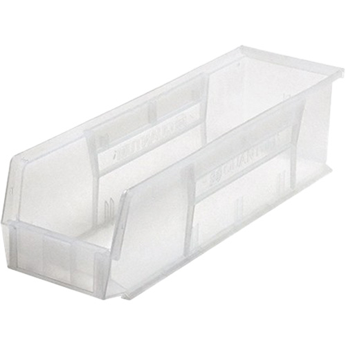 Ultra Stack & Hang Bin, 17-7/8" W x 5" H x 5-1/2" D, Clear Action Paper