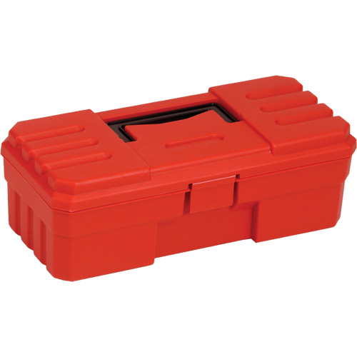 Tool Box, 12" W x 6" D x 4" H, Red Action Paper