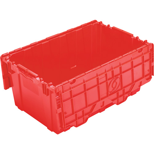 FP243C FliPak Nestable Tote, 26.9" x 16.9" x 12.1", Red Action Paper